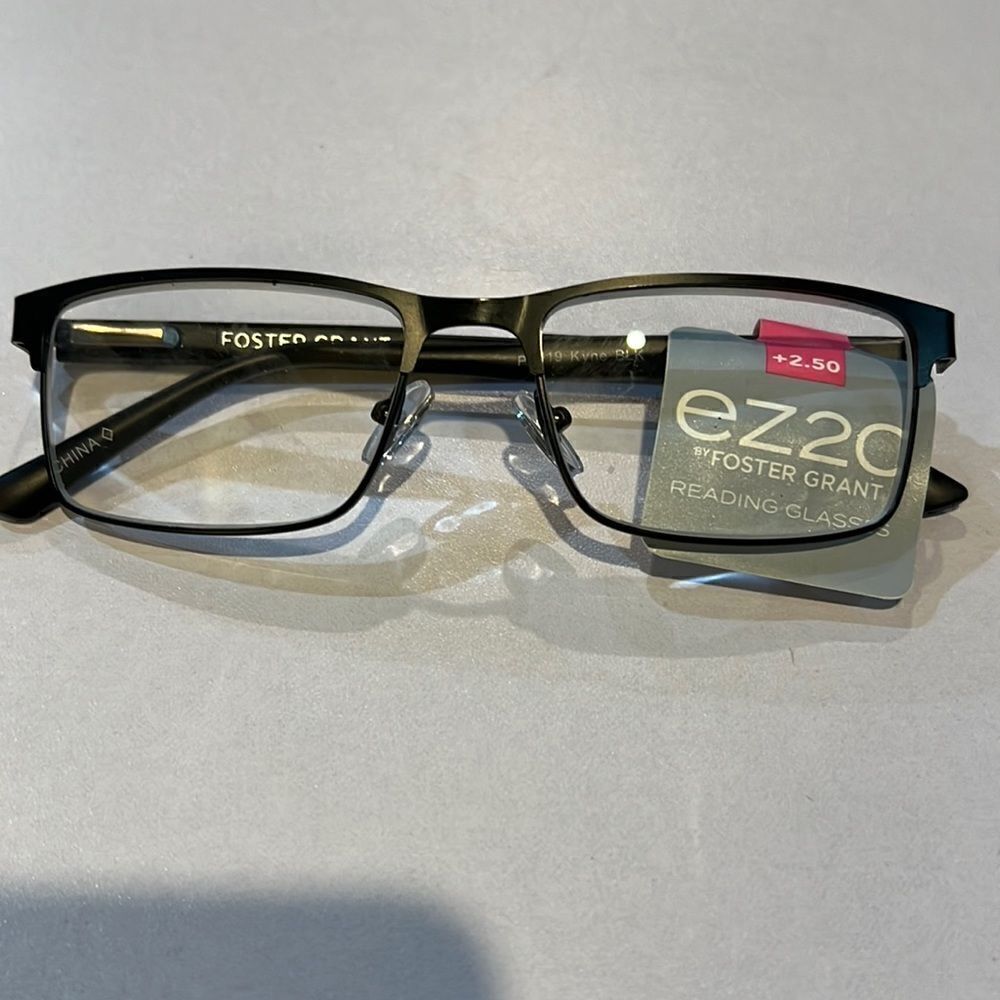 EZ2C BY Foster Grant 2.50 Readers “Kyre”. EG81. NWT